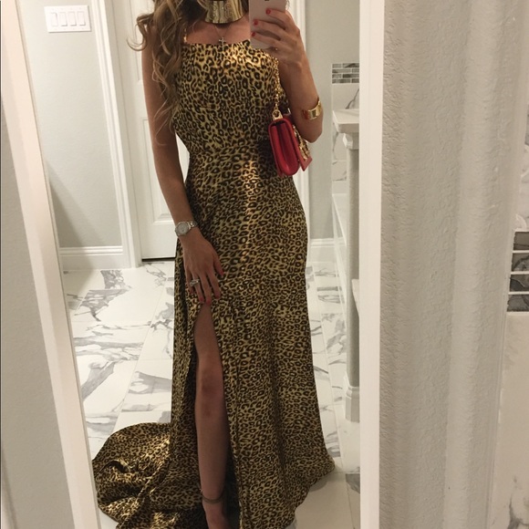 Leapord ball gown - Picture 3 of 4